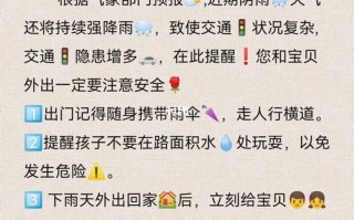 下雨出行关心语，下雨天出行的温馨