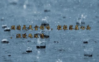 下雨天一个人出行文案短句（下雨天一个人出行文案短句图片）
