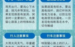 下雨天出行安全防护措施 - 下雨天出行注意安全的温馨提示
