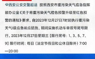 西安下周出行通知 - 西安出行政策查询