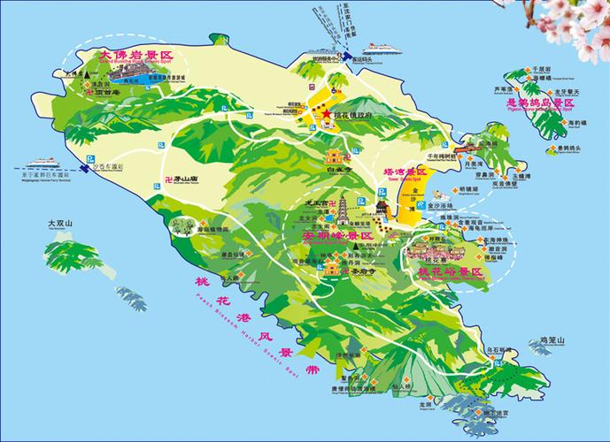 上海到桃花岛旅游攻略 - 上海去桃花岛怎么坐车-第1张图片-微云百科 上海到桃花岛旅游攻略 - 上海去桃花岛怎么坐车-第1张图片-微云百科