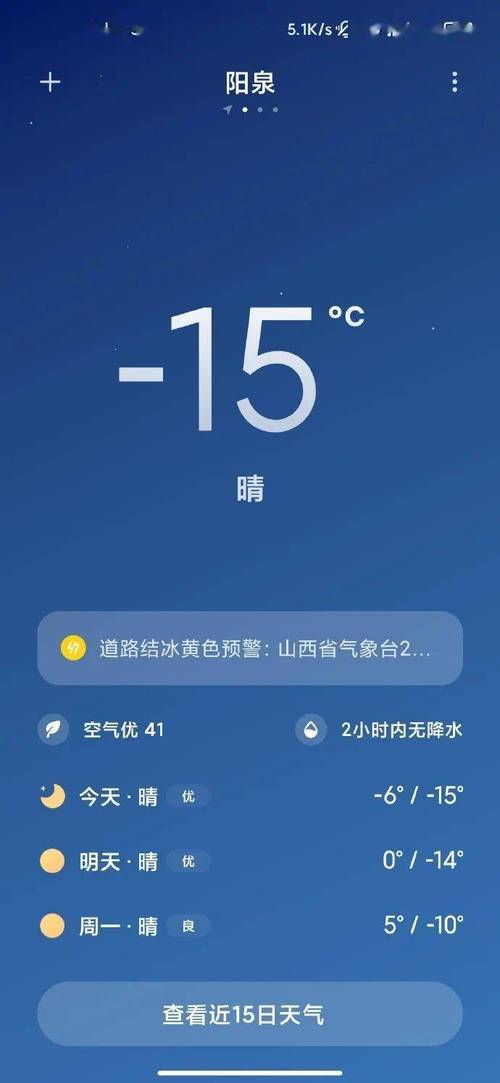阳泉天气（阳泉天气预报60天）-第5张图片-微云百科