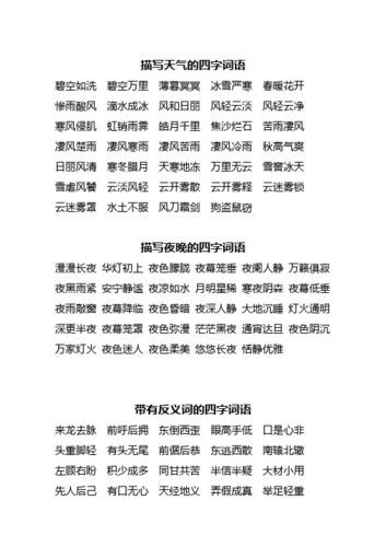 描写天气的成语 - 描写天气的成语有-第5张图片-微云百科
