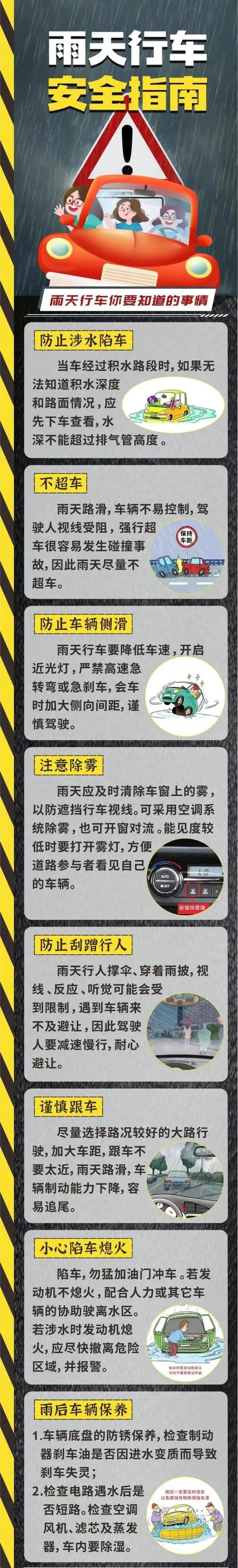 下雨天出行安全动态图文，下雨天出行安全动态图文素材-第6张图片-微云百科