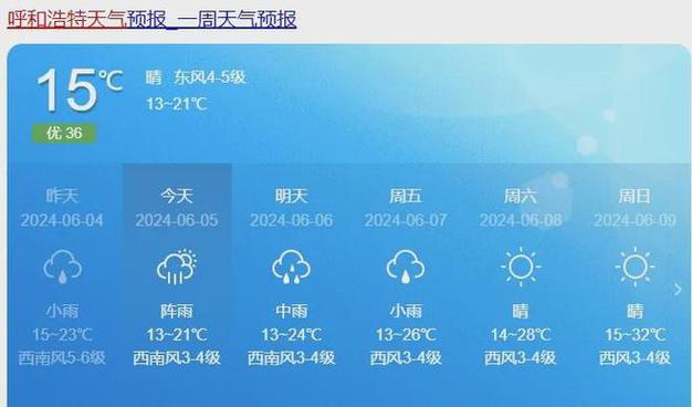 库伦天气预报，库伦天气预报一周七天-第5张图片-微云百科