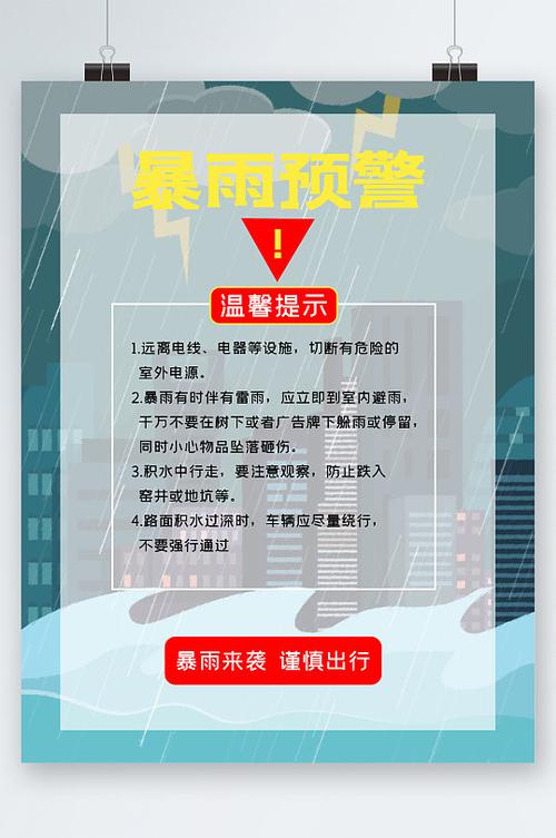 下雨天温馨提示出行 - 温馨提示雨天出行注意安全-第1张图片-微云百科