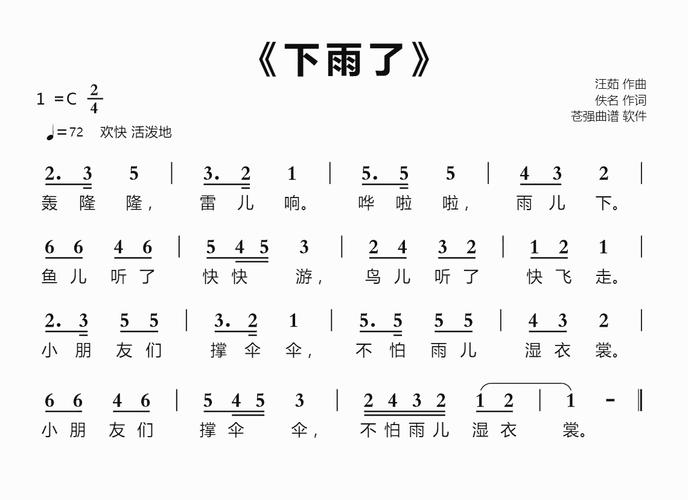 下雨出行安全歌（下雨安全儿歌）-第5张图片-微云百科