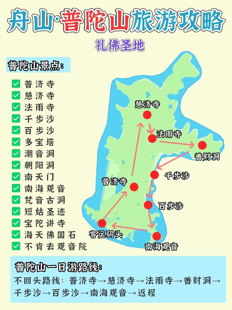 去舟山普陀山旅游攻略（去舟山普陀山旅游攻略路线）-第1张图片-微云百科