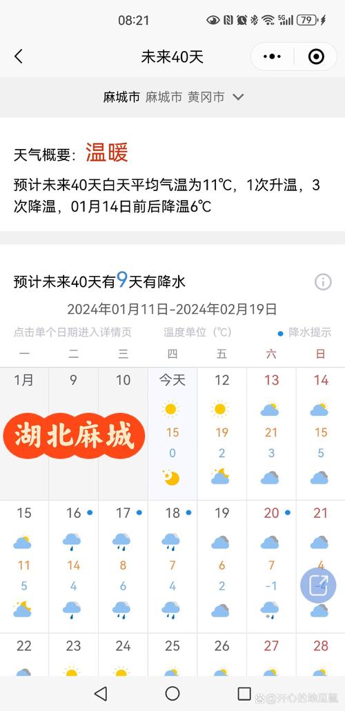 麻城天气预报（麻城天气预报30天）-第1张图片-微云百科