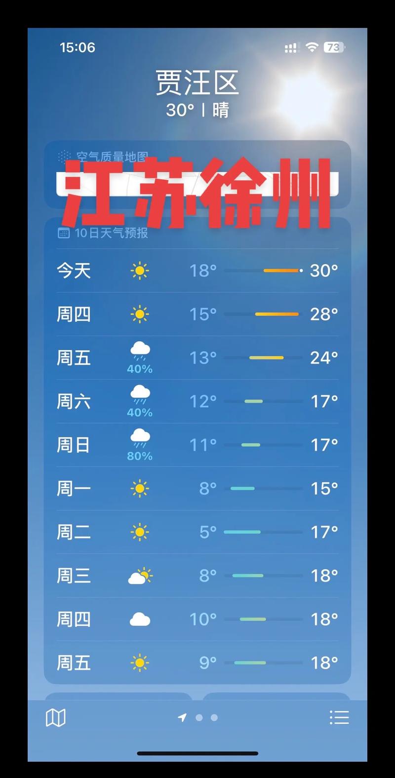 徐州天气预报,徐州天气预报30天-第6张图片-微云百科 徐州天气预报,徐州天气预报30天-第6张图片-微云百科